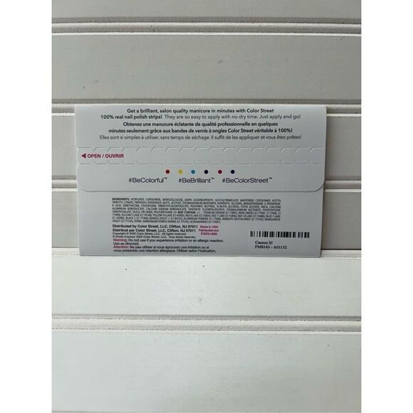 Cannes It! Color Street Nail Polish Strips FMS143-A01152 New - Picture 2 of 2